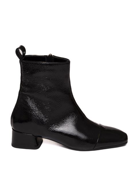 black naplak ankle boot FRANCO RUSSO | 1130NAPLAK-NERO